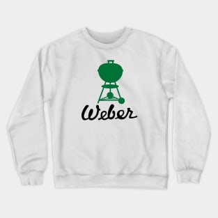 Grill Giants Weber Classic Vintage Green Kettle Crewneck Sweatshirt